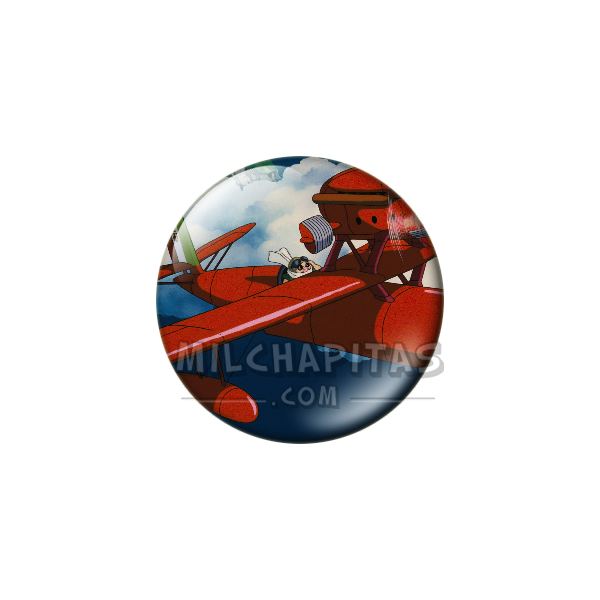 Chapa de Studio Ghibli: Hidroavión de Porco Rosso