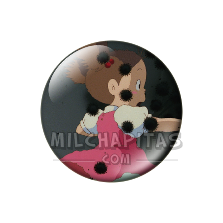 Chapa de Studio Ghibli: Mei y los carboncillos
