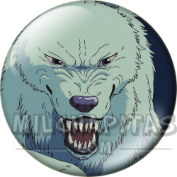 Chapa de Studio Ghibli: Moro, la diosa loba