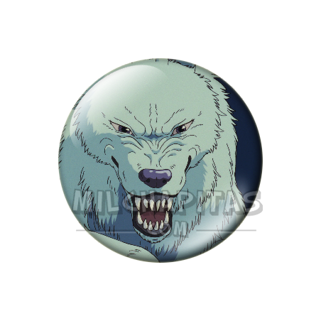 Chapa de Studio Ghibli: Moro, la diosa loba