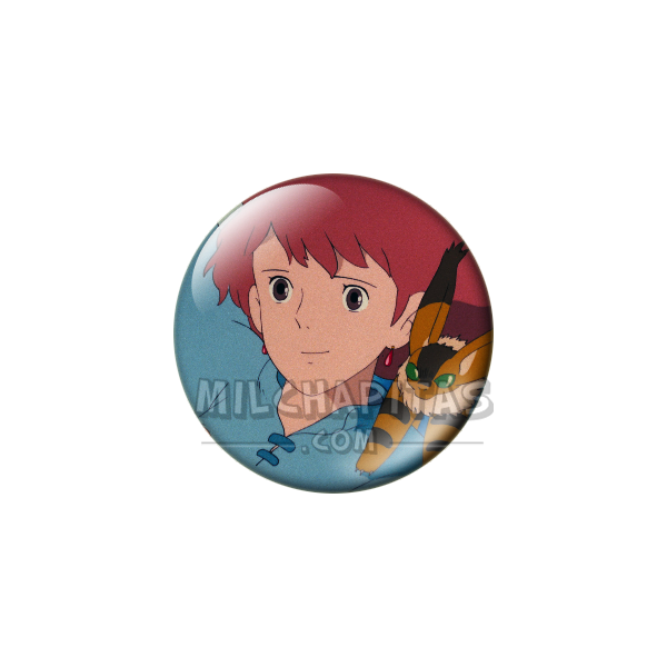Chapa de Studio Ghibli: Nausicaä y Teto