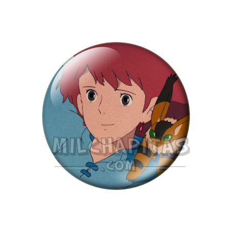 Chapa de Studio Ghibli: Nausicaä y Teto