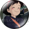 Chapa de Studio Ghibli: Nicky (Kiki) sonriendo