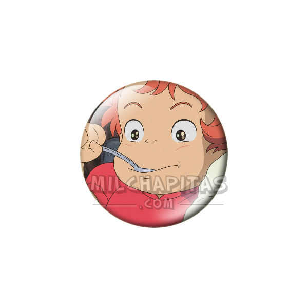 Chapa de Studio Ghibli: Ponyo niña