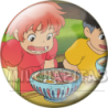 Chapa de Studio Ghibli: Ponyo y Sosuke con el ramen