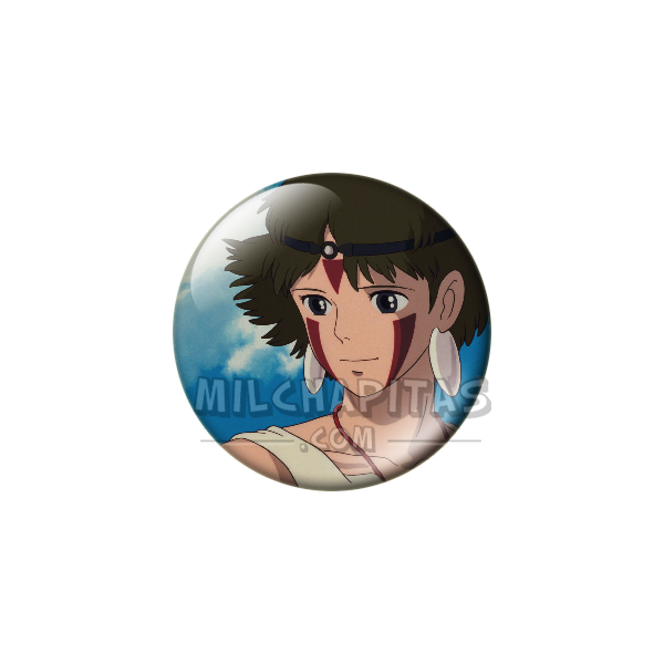Chapa de Studio Ghibli: San (Princesa Mononoke)