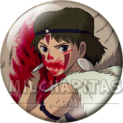 Chapa de Studio Ghibli: San, la princesa Mononoke