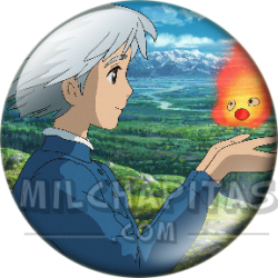 Chapa de Studio Ghibli: Sophie con Calcifer