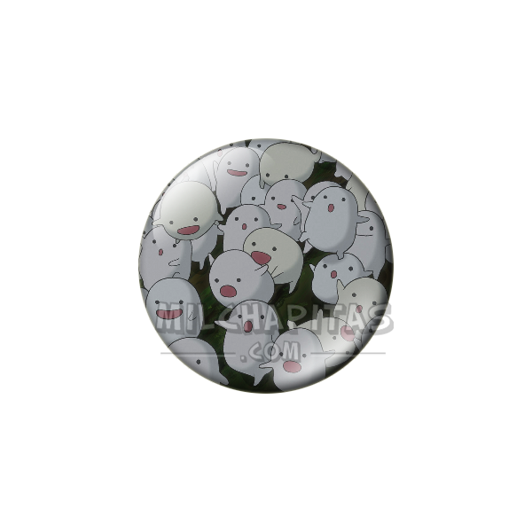 Chapa de Studio Ghibli: Warawara (El chico y la garza)