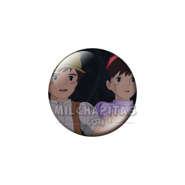 Chapa de Studio Ghibli: Pazu y Sheeta