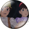 Chapa de Studio Ghibli: Pazu y Sheeta