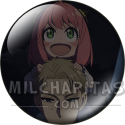 Chapa de Spy x Family: Anya Forger (A Hombros de Loid)