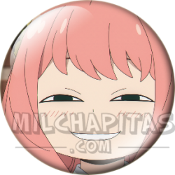 Chapa de Spy x Family: Anya Forger (Cara de Heh)