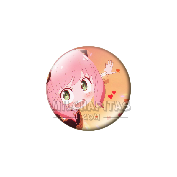 Chapa de Spy x Family: Anya Forger (Uniforme de Eden)