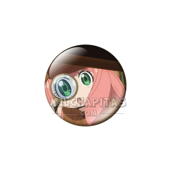 Chapa de Spy x Family: Anya Forger (Detective con Lupa)