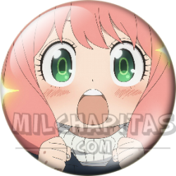 Chapa de Spy x Family: Anya Forger (Emocionada)