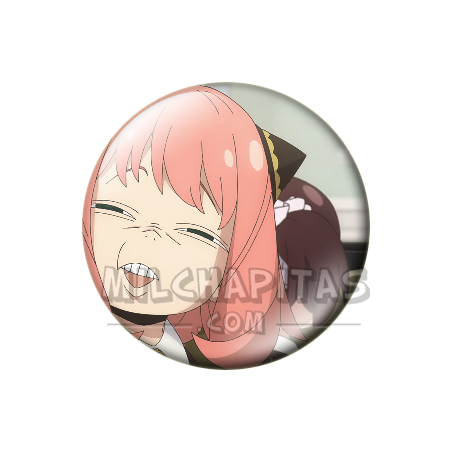 Chapa de Spy x Family: Anya Forger (Muerta de Risa)