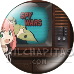 Chapa de Spy x Family: Anya Forger (Viendo Spy Wars)