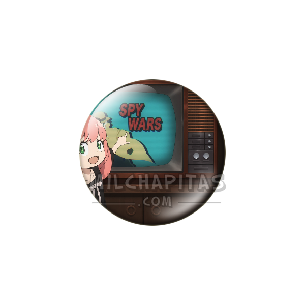 Chapa de Spy x Family: Anya Forger (Viendo Spy Wars)