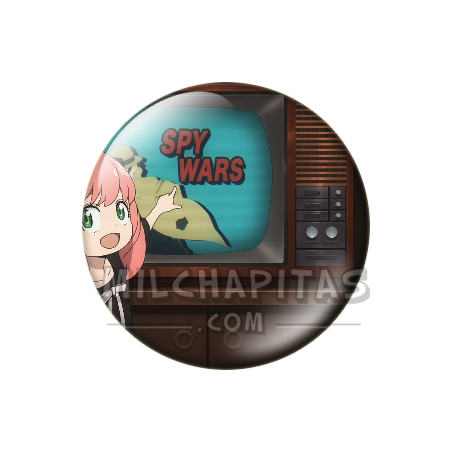 Chapa de Spy x Family: Anya Forger (Viendo Spy Wars)
