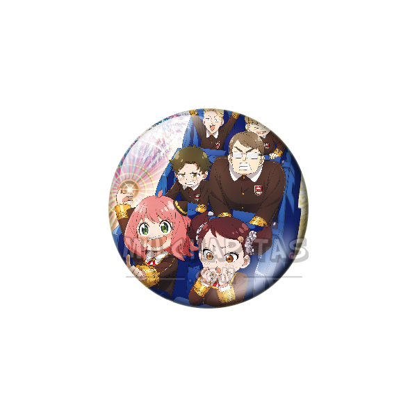 Chapa de Spy x Family: Anya, Becky y Damian (Montaña Rusa)