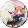 Chapa de Spy x Family: Anya Forger y Bond (Con el Pingüino)