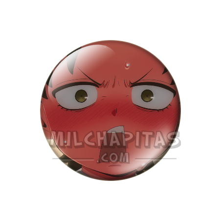 Chapa de Spy x Family: Damian Desmond (Rojo de Rabia)