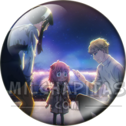 Chapa de Spy x Family: Familia Forger (Código: Blanco)