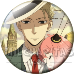 Chapa de Spy x Family: Loid Forger (Con Anya Dormida)