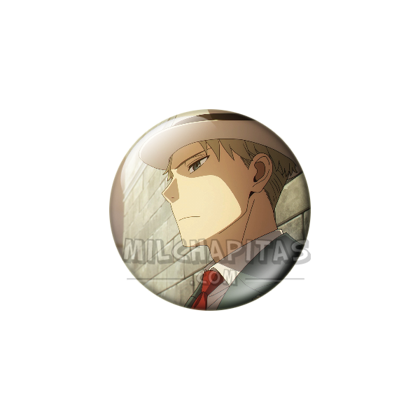 Chapa de Spy x Family: Loid Forger (Con Sombrero)