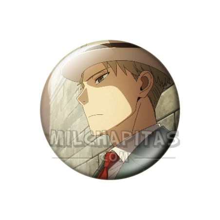 Chapa de Spy x Family: Loid Forger (Con Sombrero)
