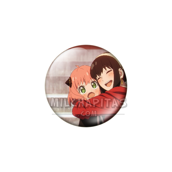 Chapa de Spy x Family: Yor Forger (Abrazando a Anya)