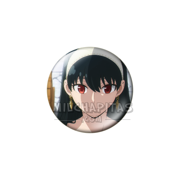 Chapa de Spy x Family: Yor Forger (Sonriendo)