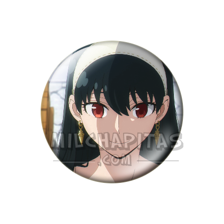 Chapa de Spy x Family: Yor Forger (Sonriendo)