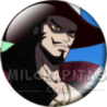 Chapa de One Piece: Dracule Mihawk (Ojos de Halcón)
