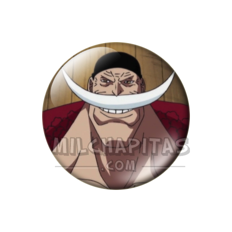 Chapa de One Piece: Barbablanca (Edward Newgate)