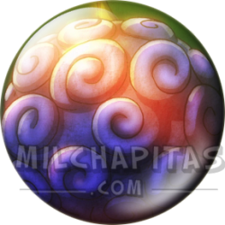 Chapa de One Piece: Fruta Gomu Gomu