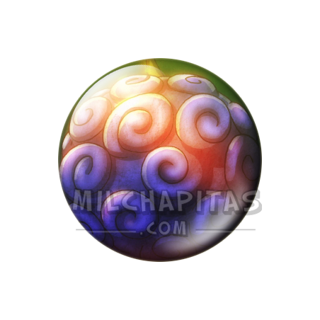 Chapa de One Piece: Fruta Gomu Gomu