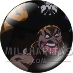 Chapa de One Piece: Barbanegra (Marshall D. Teach)