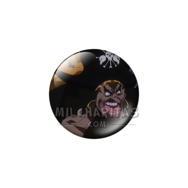Chapa de One Piece: Barbanegra (Marshall D. Teach)