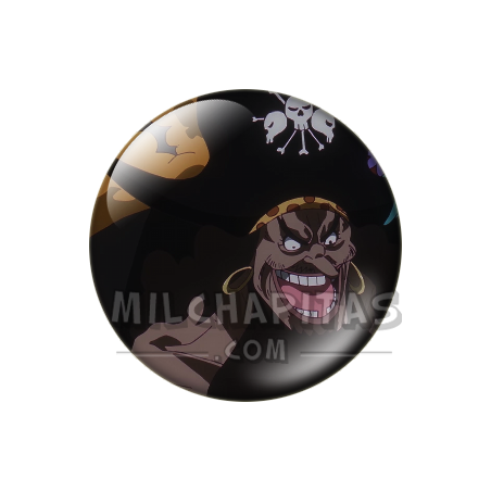 Chapa de One Piece: Barbanegra (Marshall D. Teach)