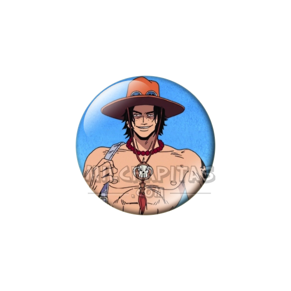 Chapa de One Piece: Portgas D. Ace