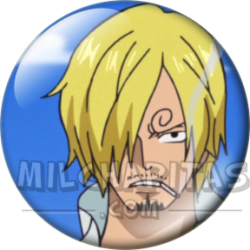Chapa de One Piece: Sanji (Pierna Negra)