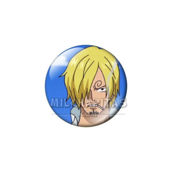 Chapa de One Piece: Sanji (Pierna Negra)