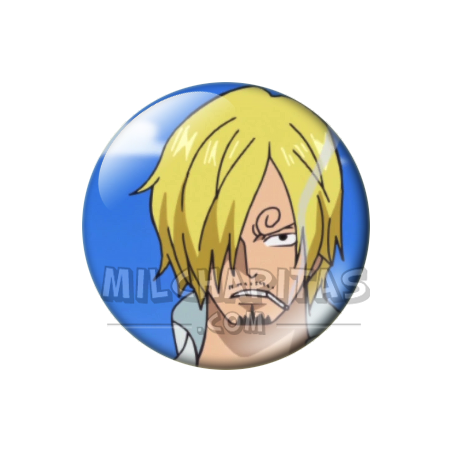 Chapa de One Piece: Sanji (Pierna Negra)