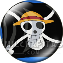Chapa de One Piece: Bandera de los Sombrero de Paja