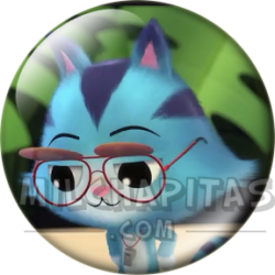 Chapa de La casa de muñecas de Gabby: CatRat (Con Gafas)