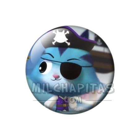 Chapa de La casa de muñecas de Gabby: CatRat (Pirata)