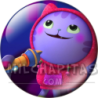 Chapa de La casa de muñecas de Gabby: DJ Catnip (Con el Micrófono)