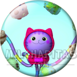 Chapa de La casa de muñecas de Gabby: DJ Catnip (Con Helados)